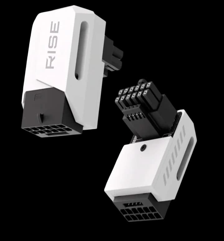 ADAPTADOR PCIE 5.0 12VHPWR 90 GRAUS STANDARD WHITE