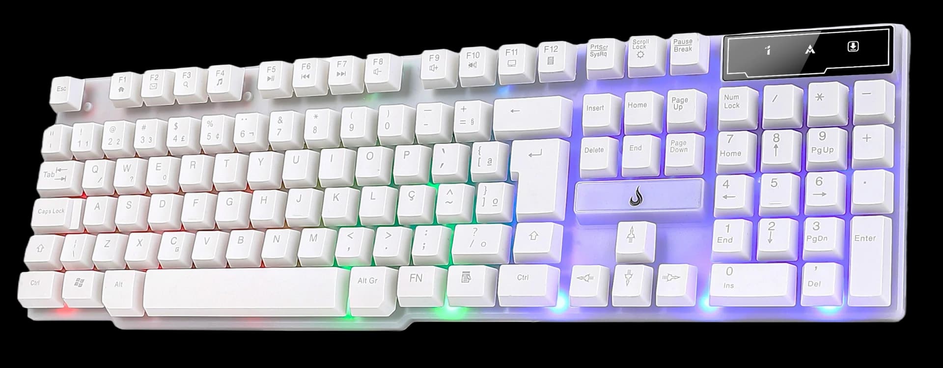 TECLADO G1 FULL RGB BRANCO