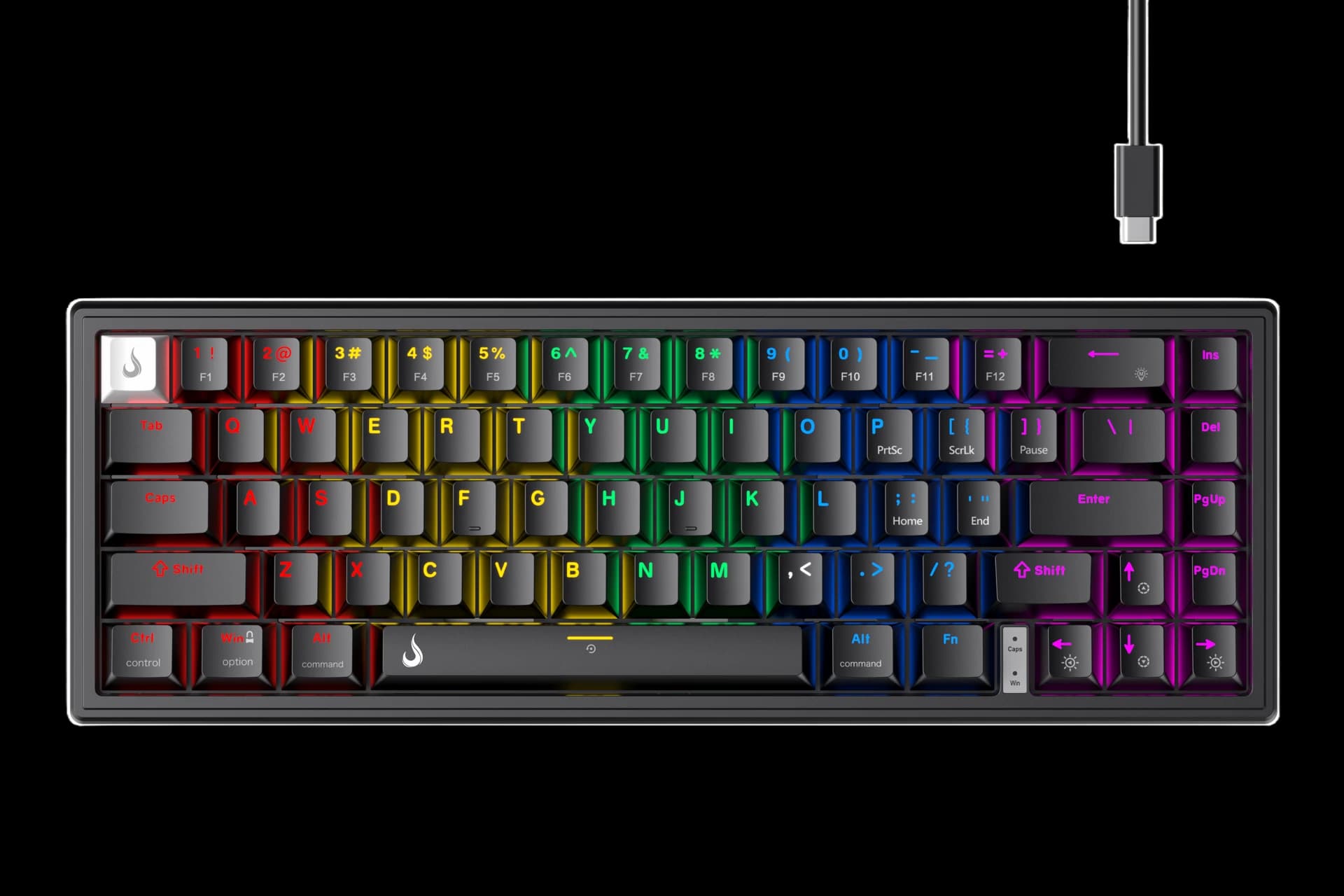 TECLADO MECÂNICO GM1 PRO ARGB SWITCH BROWN