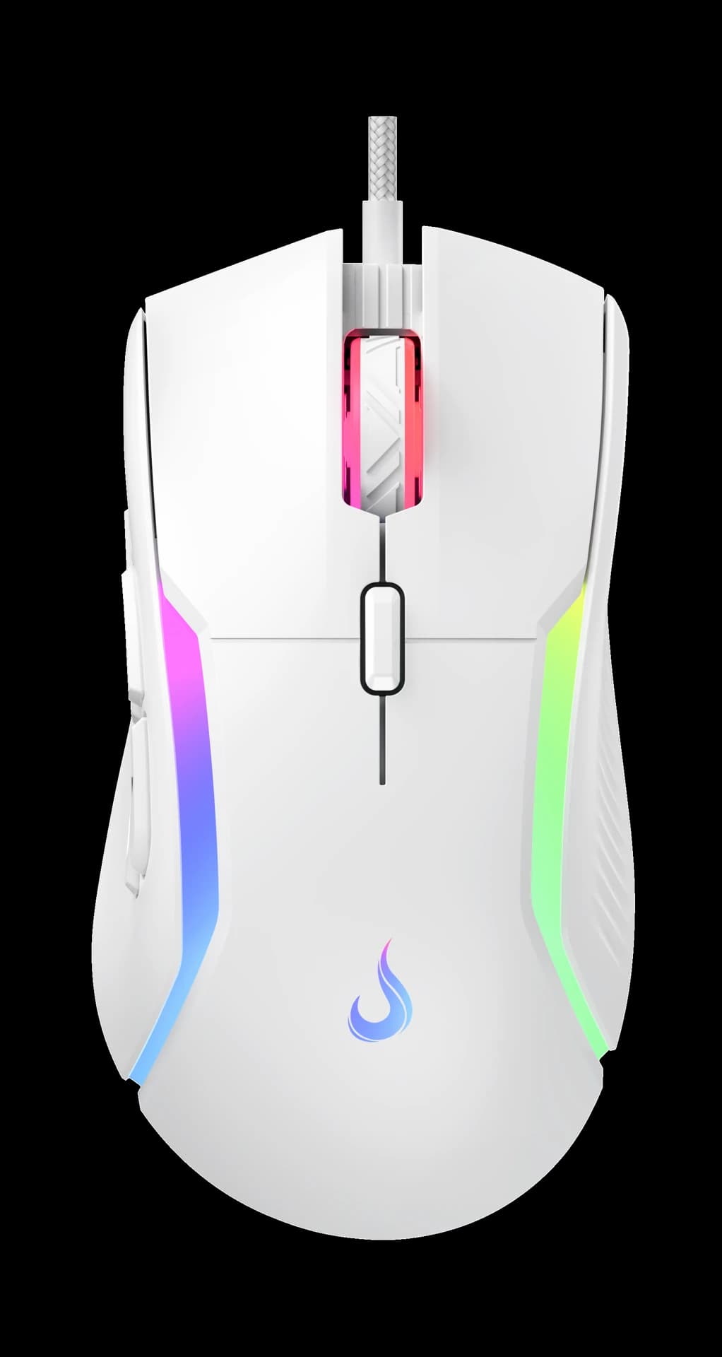 MOUSE GAMER LASER WHITE RGB