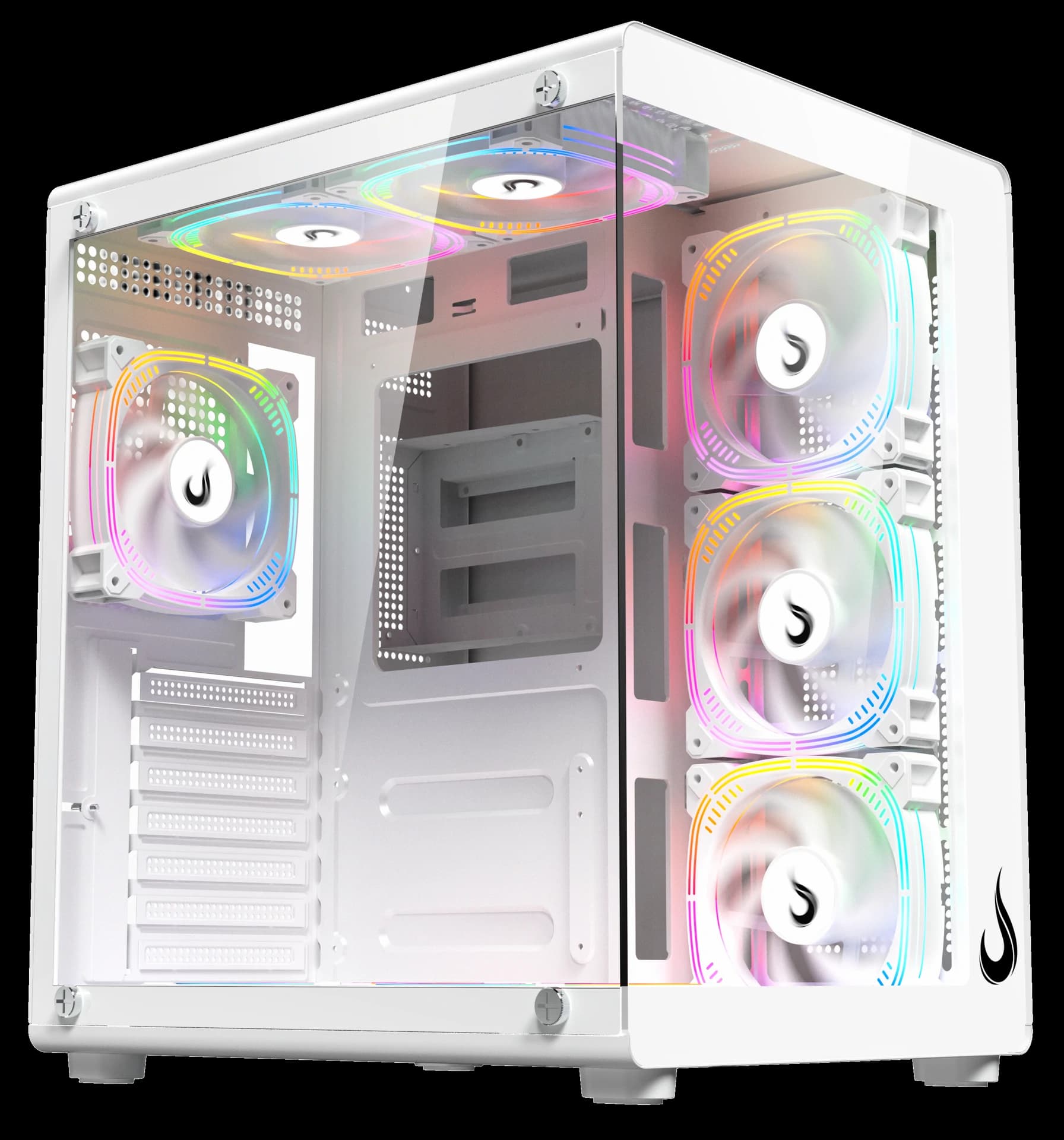 GABINETE GALAXY GLASS X WHITE