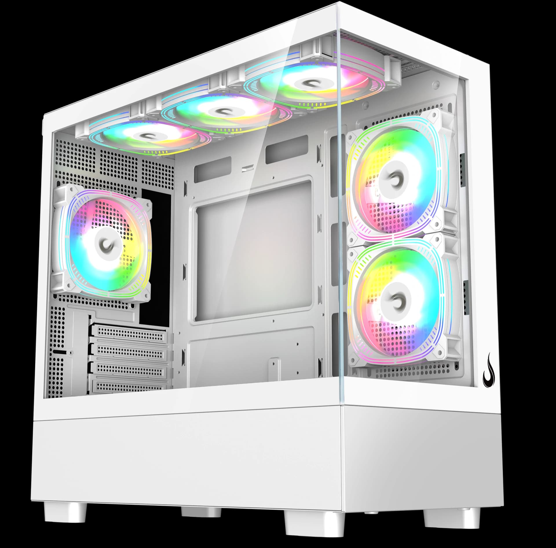 GABINETE CRYSTAL GLASS 03 WHITE