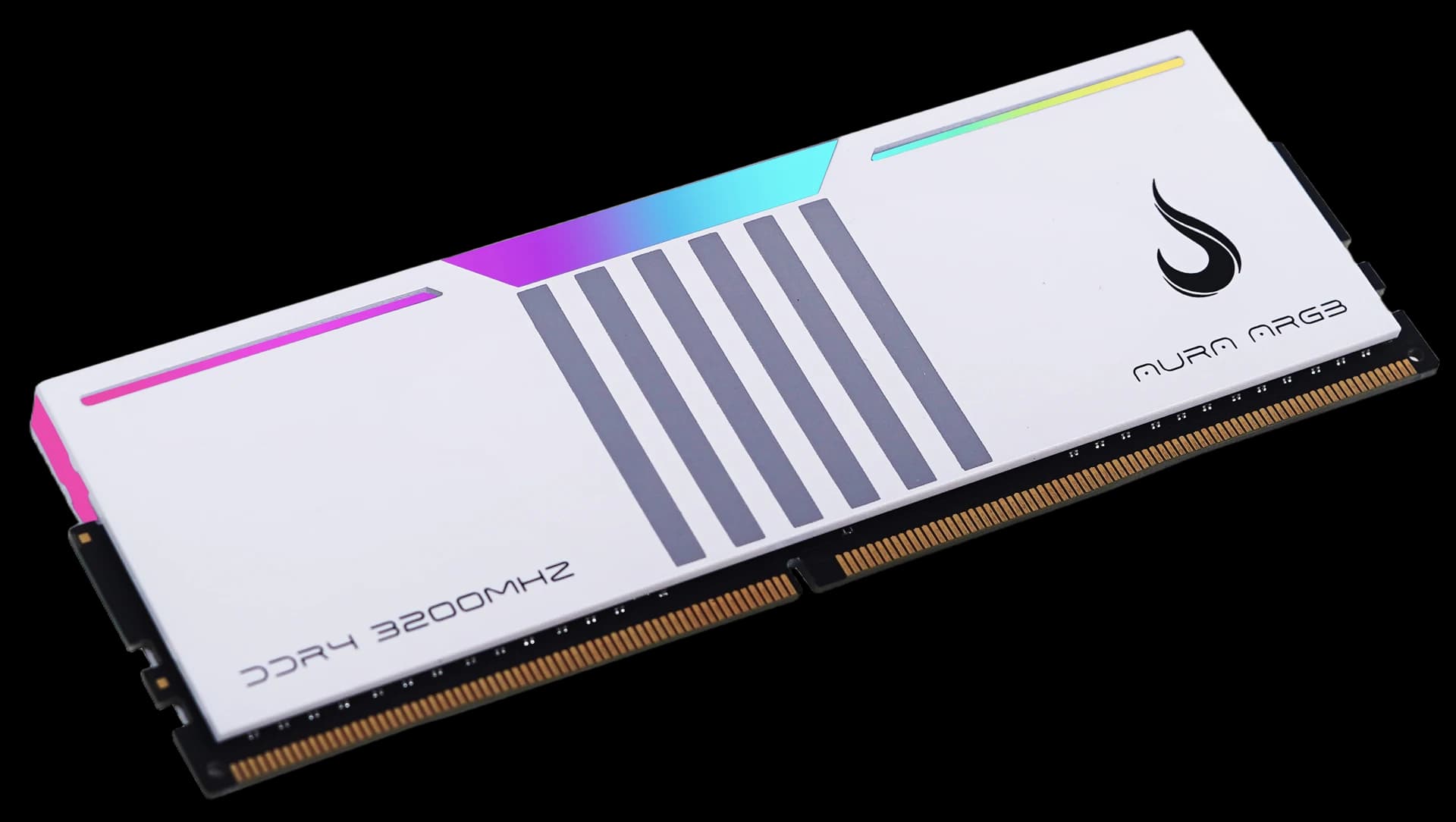 MEMÓRIA RAM AURA SERIES BLACK ARGB 8GB 3200MHZ CL19