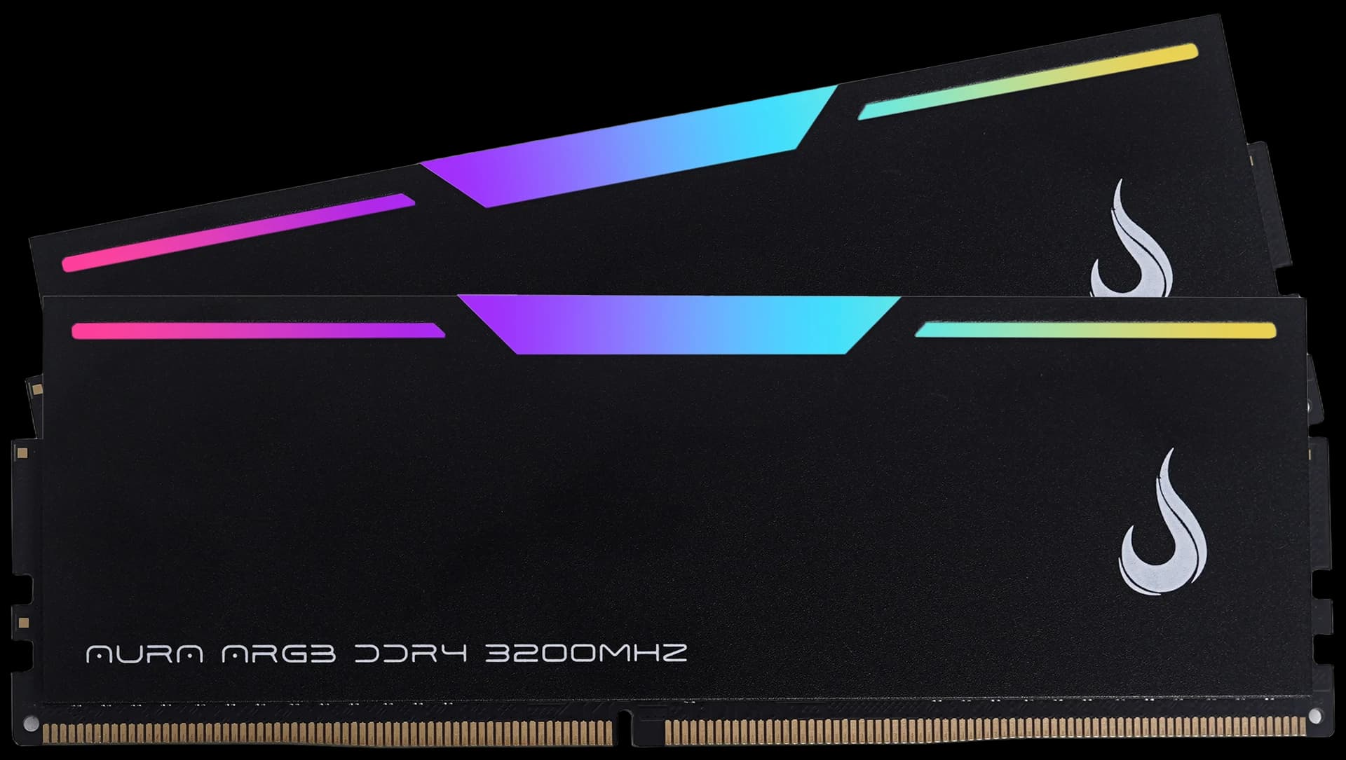 MEMÓRIA AURA BLACK ARGB 32GB (2x16GB) 3200MHz DDR4 CL19