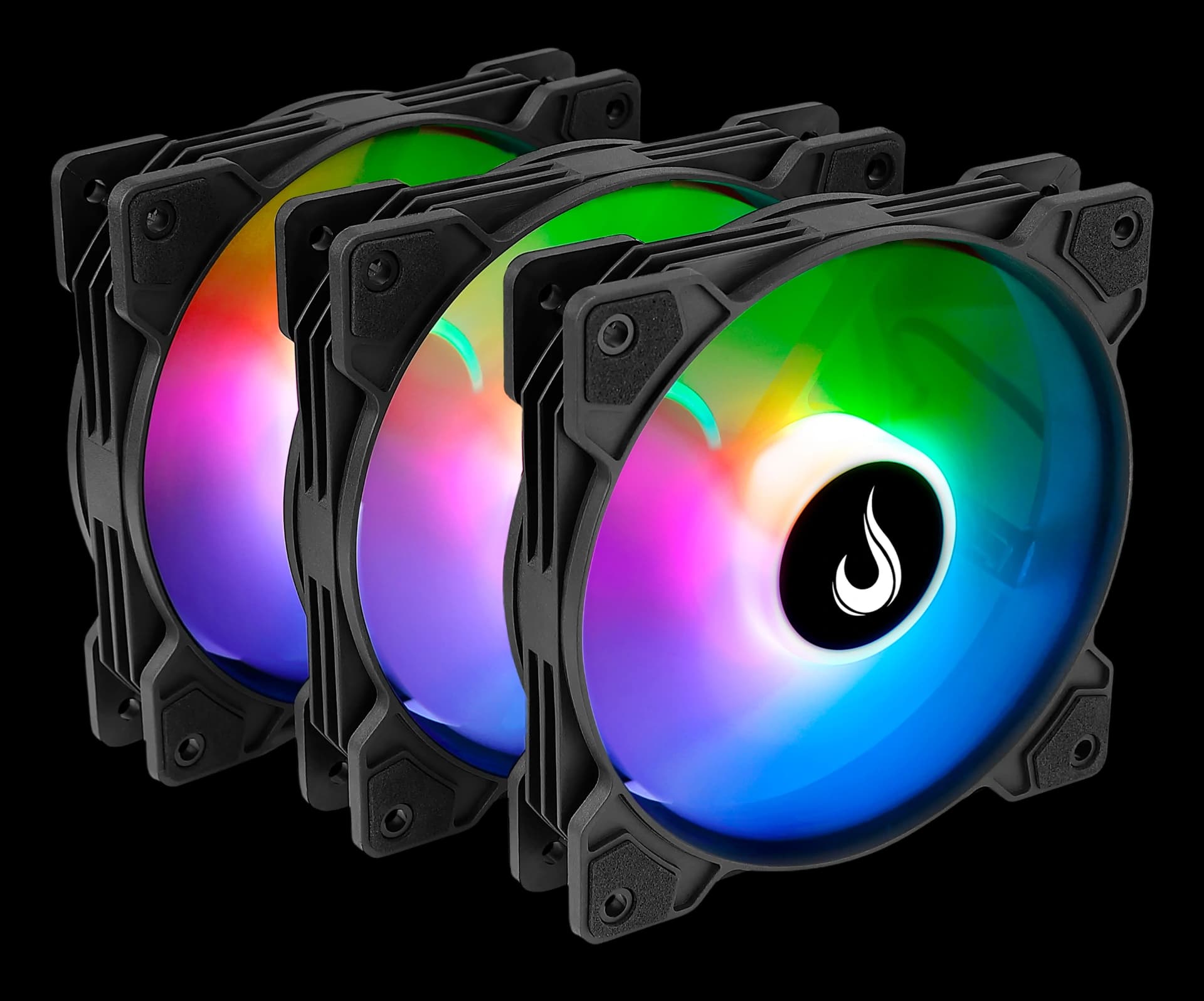 FANS X LED RAINBOW BLACK