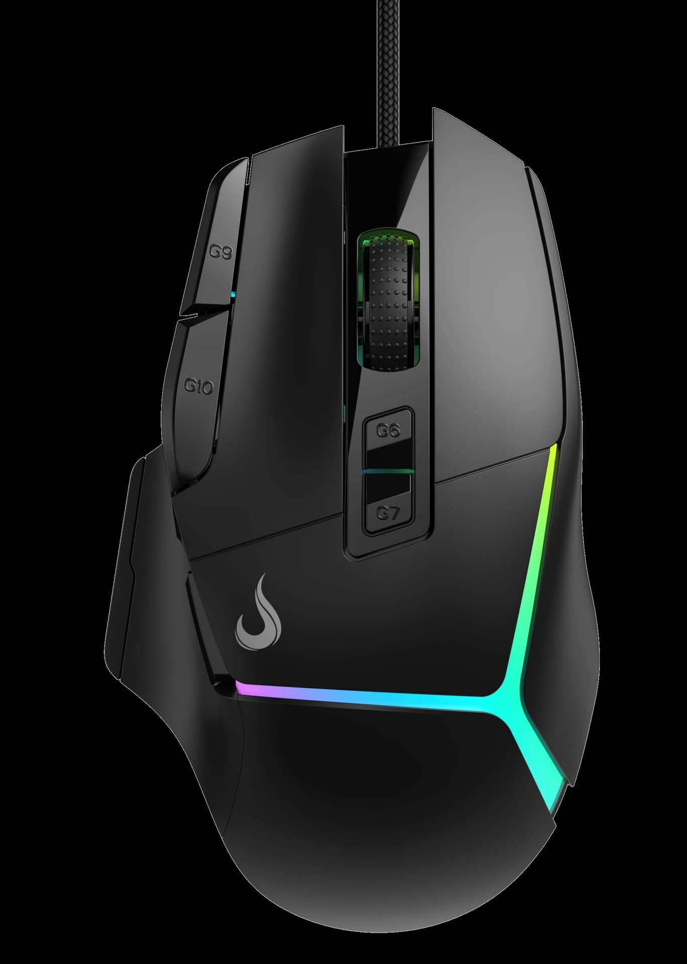 MOUSE GAMER LASER PRO BLACK RGB