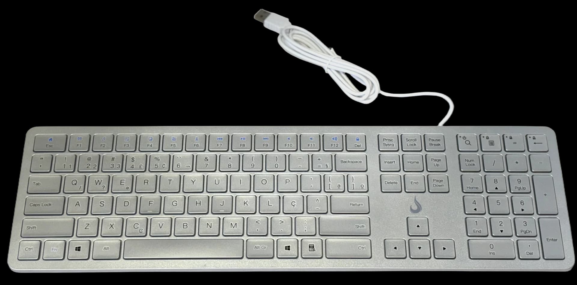 TECLADO SLIM PRATA