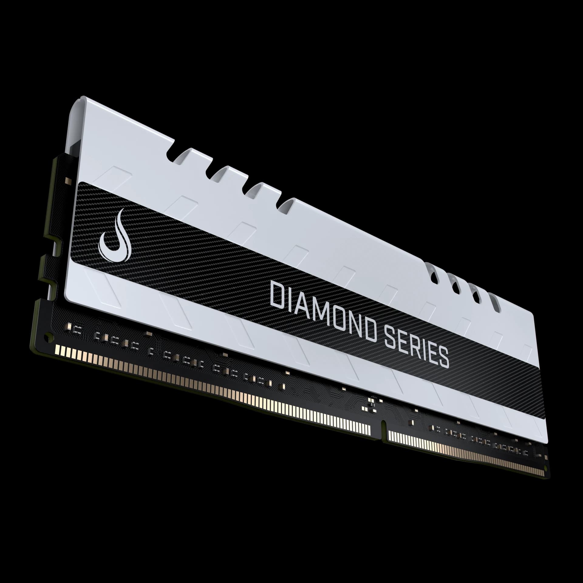 MEMÓRIA DIAMOND SERIES WHITE 8GB 3200MHZ DDR4 CL19