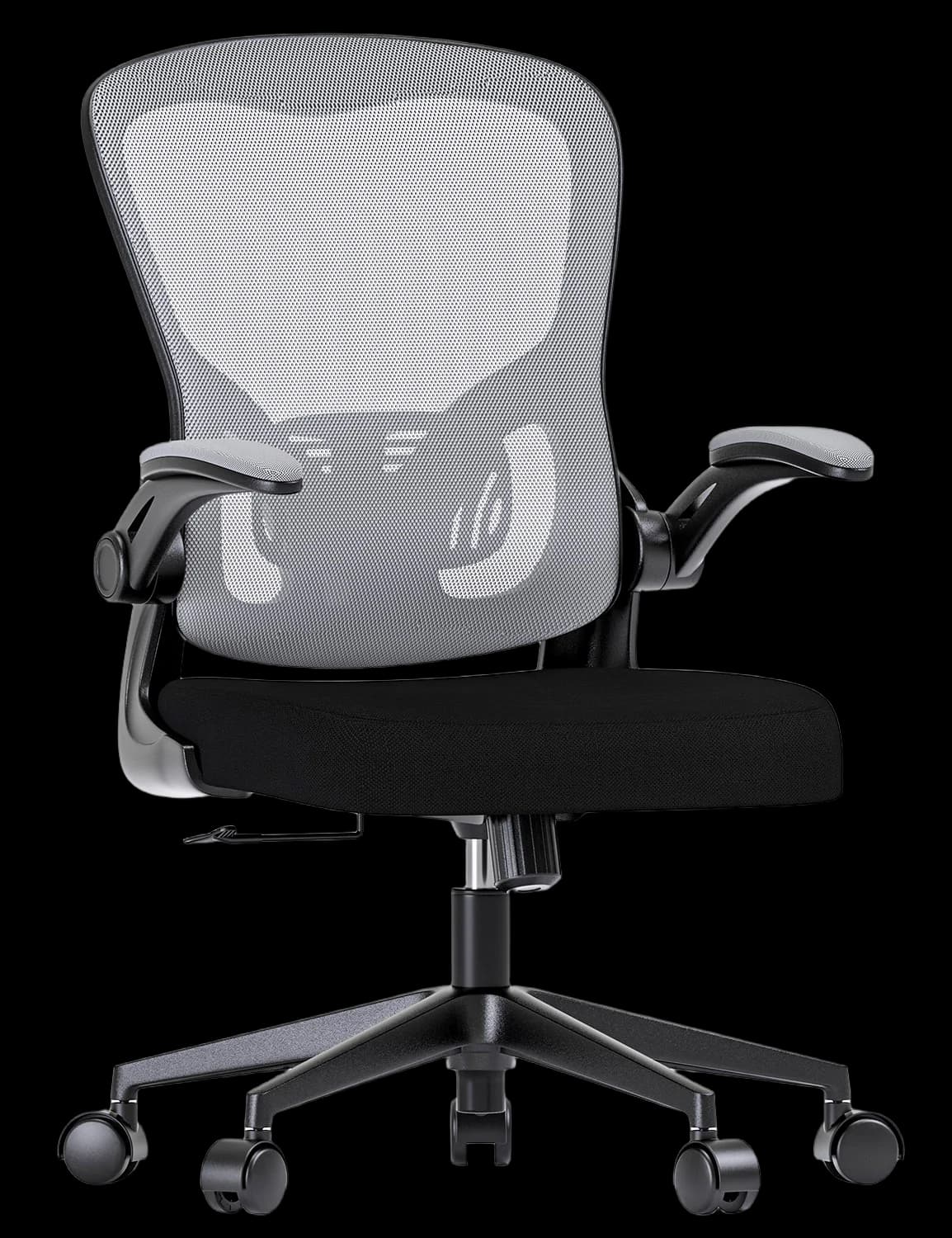 CADEIRA OFFICE 06 BLACK AND GRAY
