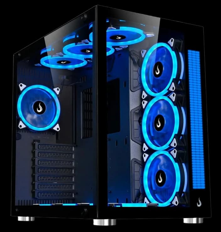 GABINETE GALAXY GLASS SOUND BLACK