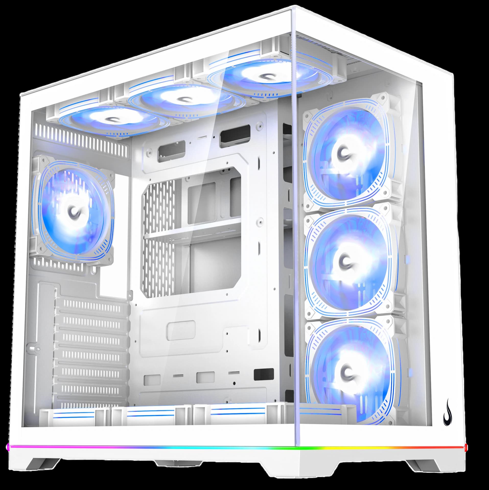 GABINETE GALAXY GLASS STANDARD V2 LED WHITE ARGB