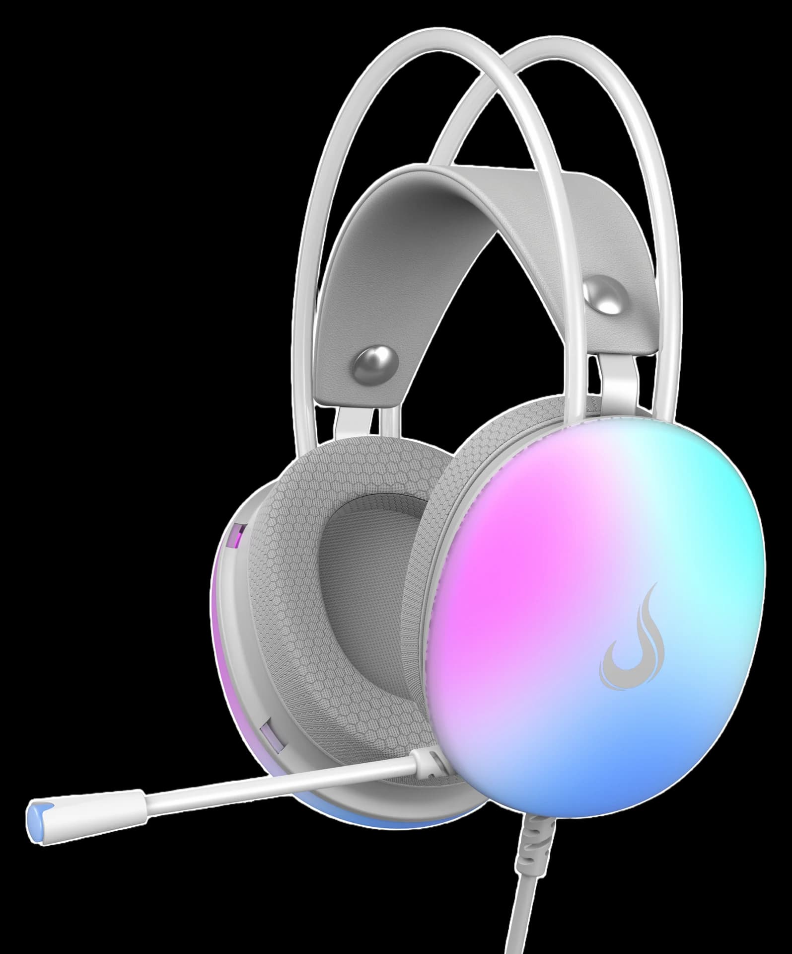 HEADSET GAMER MOON WHITE RGB
