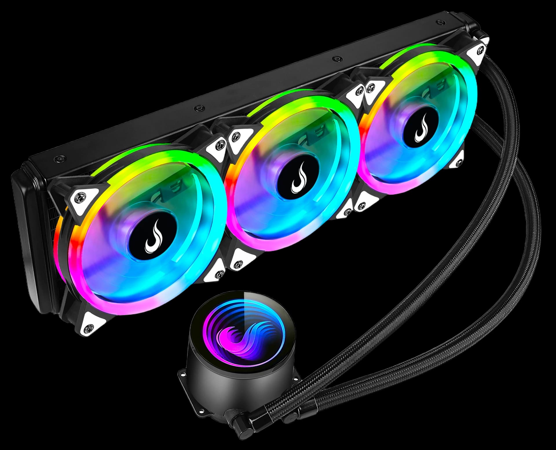 WATER COOLER BLACK 360MM ARGB