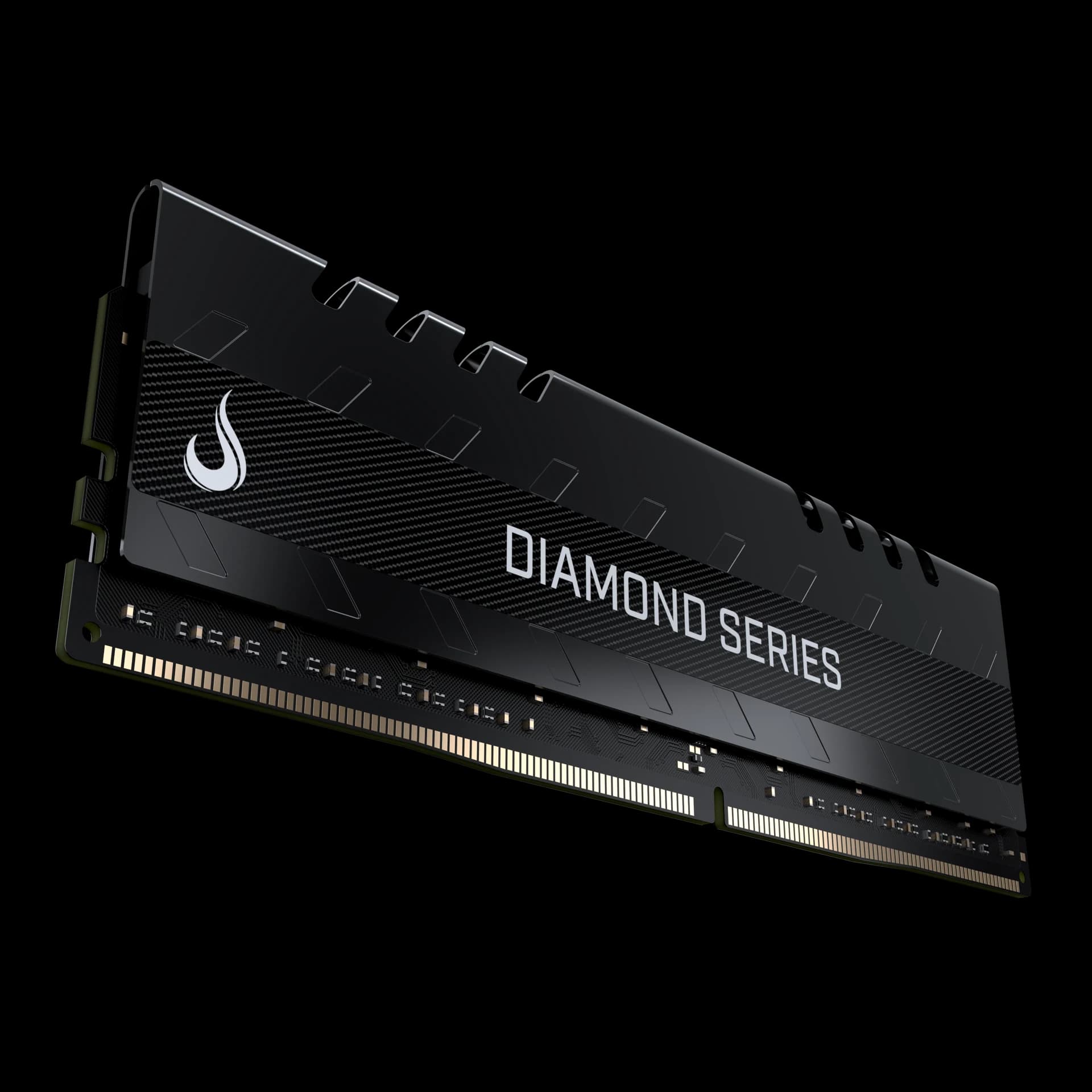 MEMÓRIA RAM DIAMOND SERIES BLACK 16GB