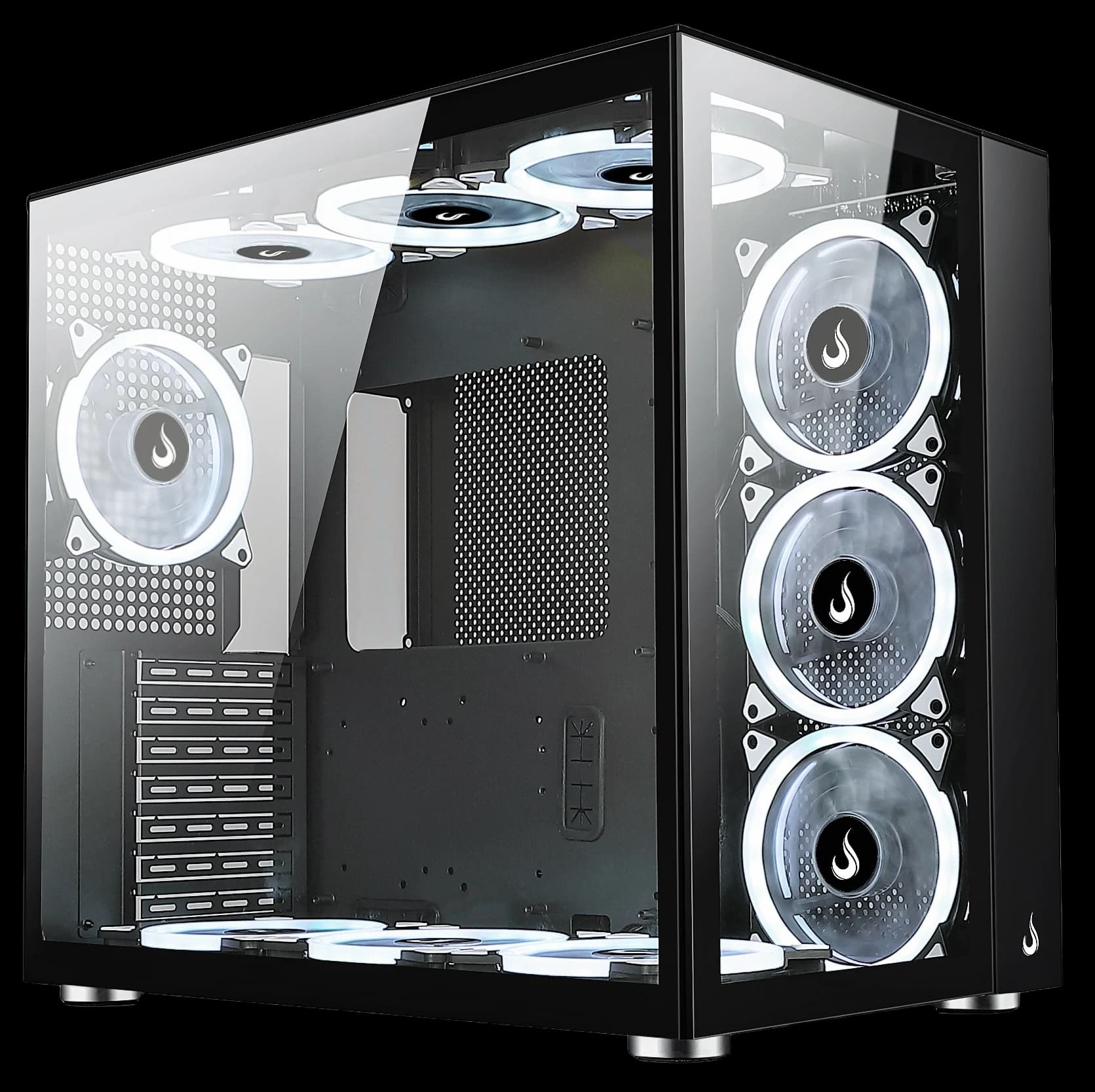 GABINETE GALAXY GLASS STANDARD BLACK