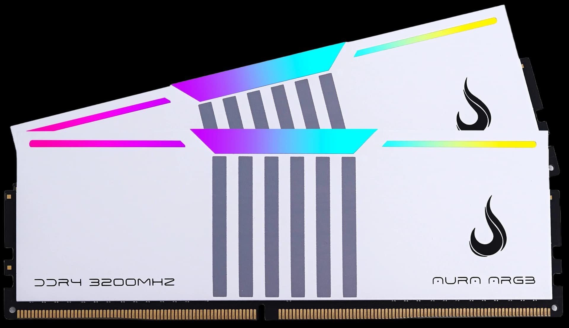 MEMÓRIA Aura White ARGB 32GB (2x16GB) 3200MHZ DDR4
