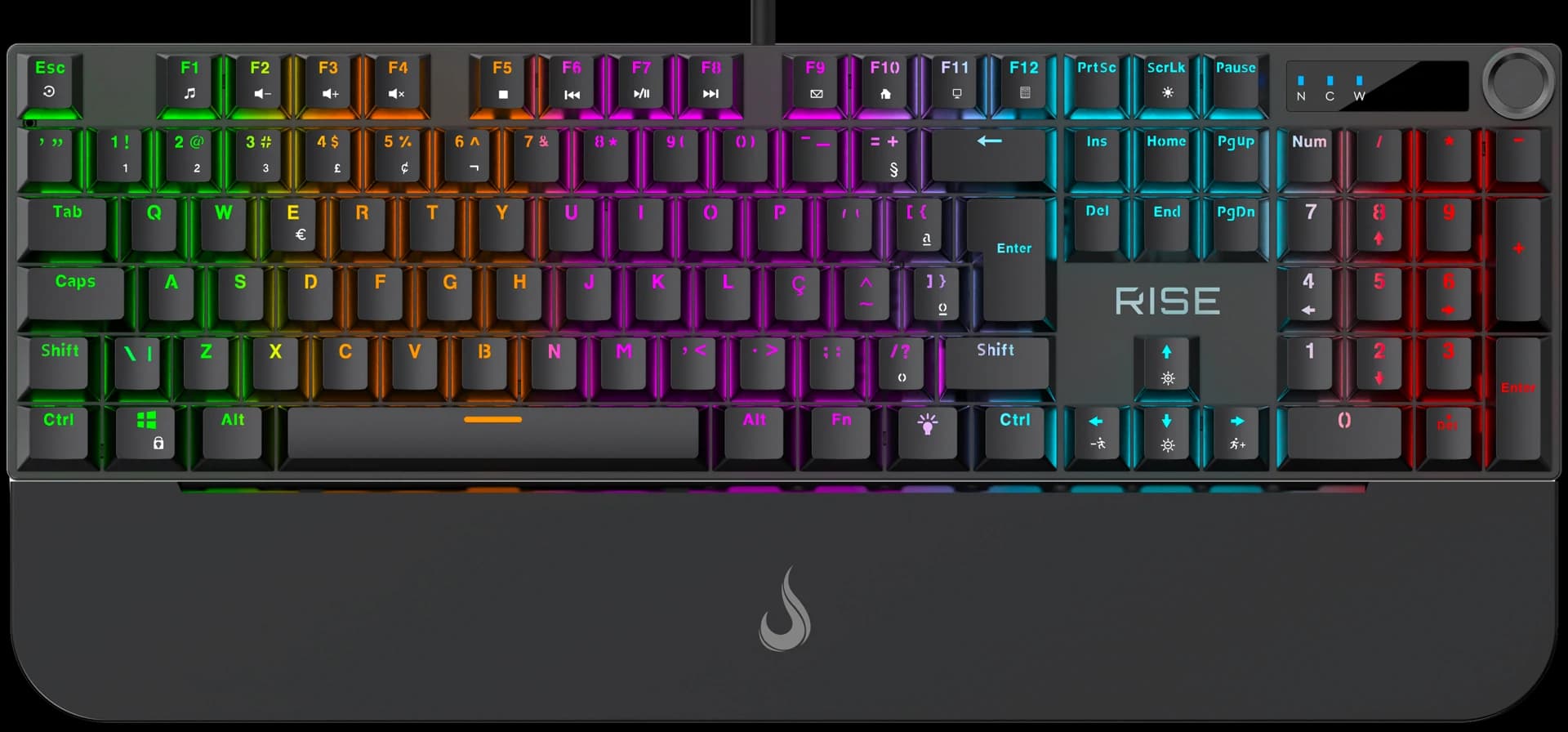 TECLADO MECÃNICO KYRON RGB PRETO