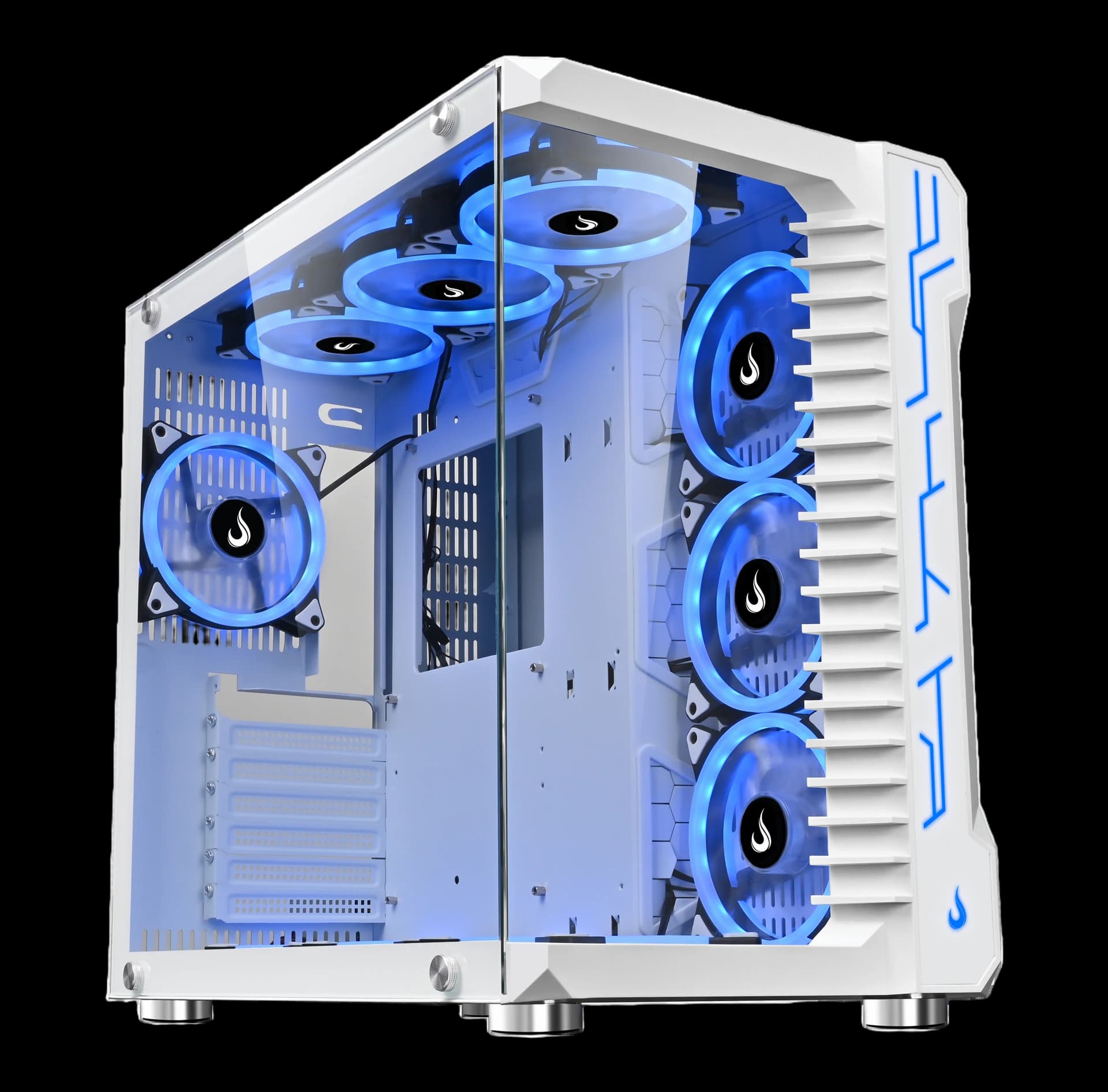 GABINETE GALAXY GLASS WHITE