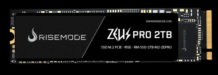 SSD RISE MODE GAMER M.2 ZEUS SERIES PRO 2TB NVME GEN4