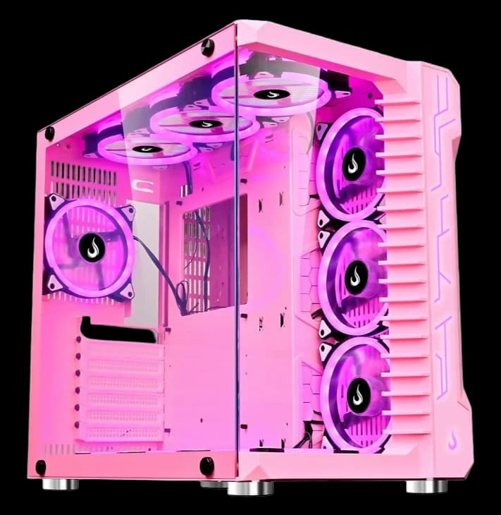 GABINETE GALAXY GLASS PINK
