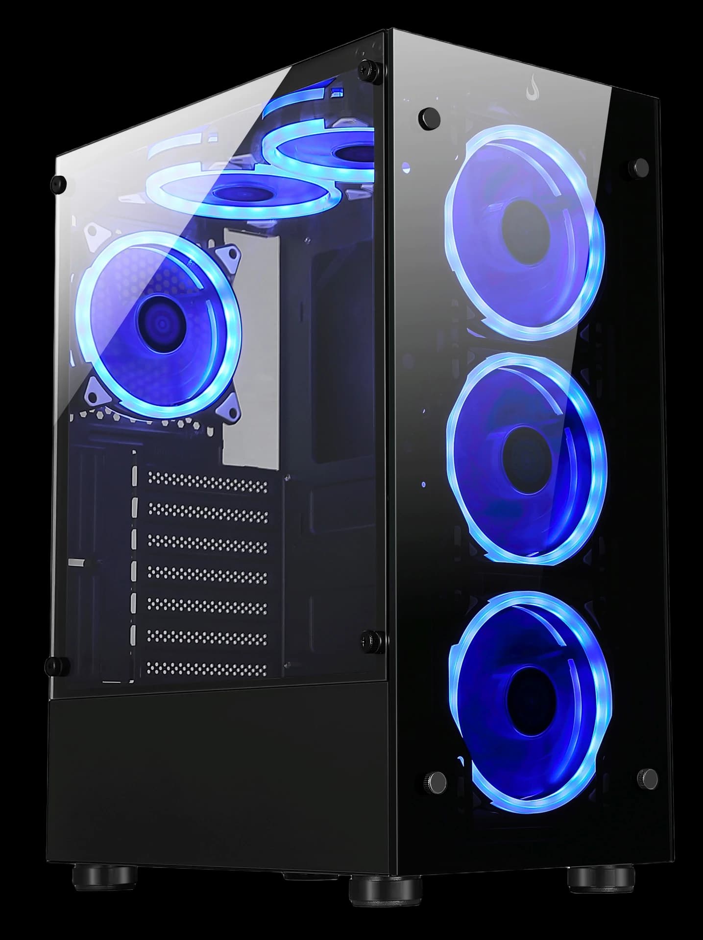 GABINETE GLASS 06X BLACK