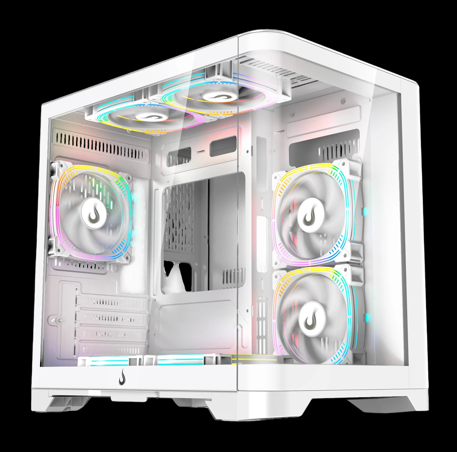 GABINETE GALAXY CURVED WHITE
