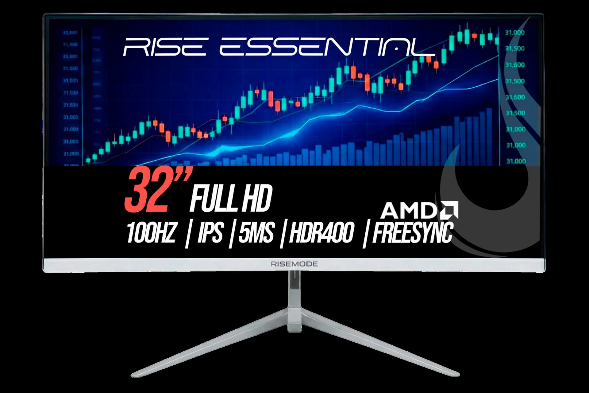 MONITOR GAMER RISE MODE ESSENTIAL 32" FHD 100HZ