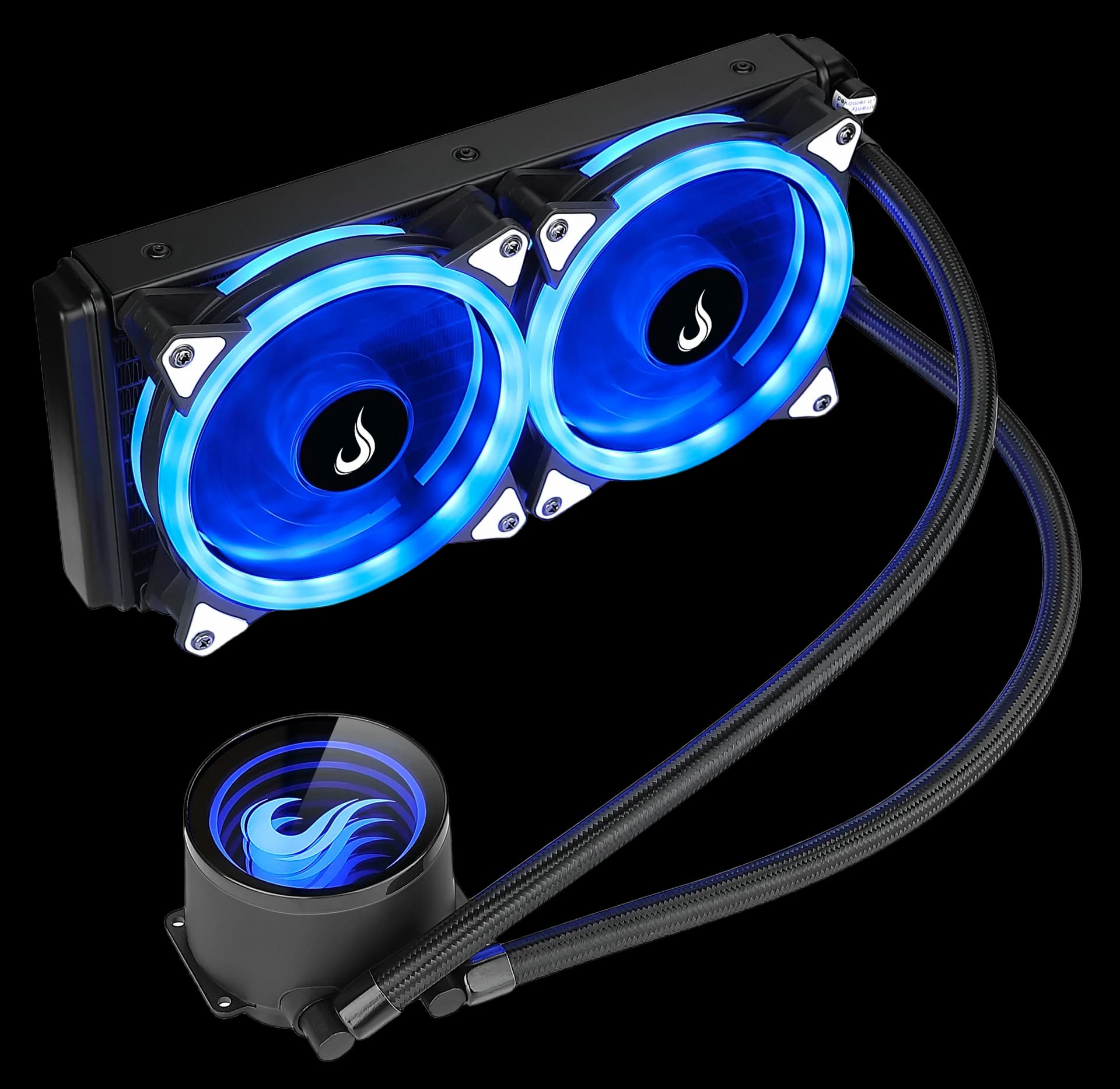 WATER COOLER BLACK 240MM RGB